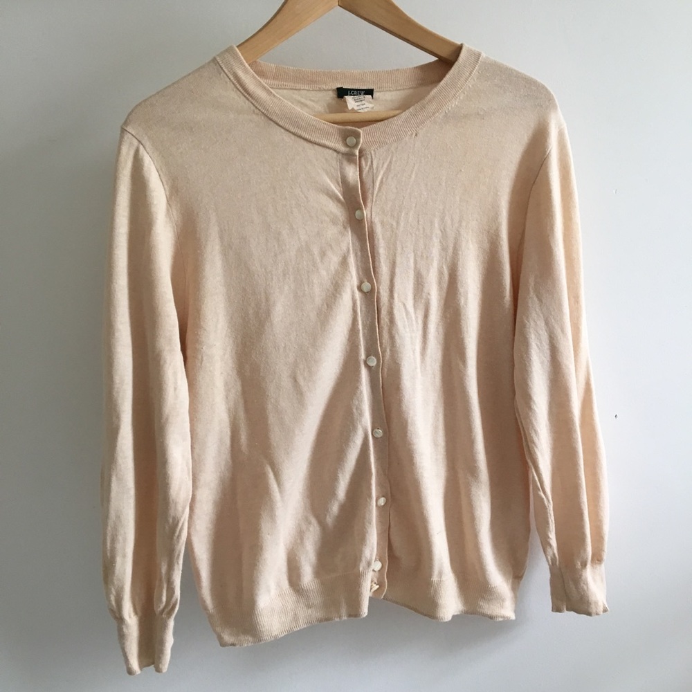 J. Crew Cardigan, Cashmere 15%, Size L